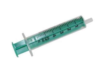 Jeringa de Braun sin pistón de goma de 5ml - Dermocel