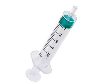 Jeringa con émbolo Braun 5ml - Dermocel