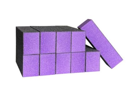 Cubo pulidor de uñas gramaje 100 y 180 - Dermocel
