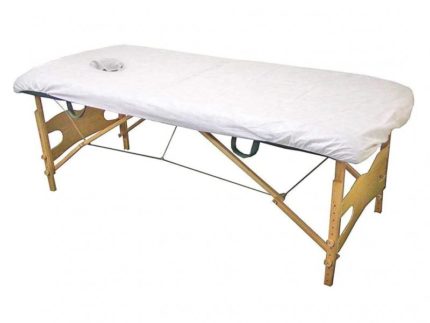 Cubrecamillas desechable con agujero facial paquete de 10 - Dermocel
