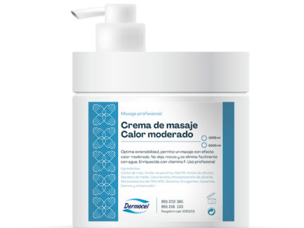 Crema para Masajes efecto calor moderado - Dermocel