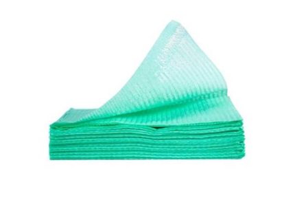 Servilleta Plastificada 33x45cm verde claro - Dermocel