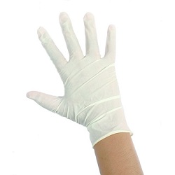 Guantes de latex sin polvo - Dermocel