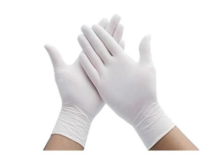 Guantes de Nitrilo Blanco 100 guantes - Dermocel