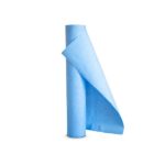 Papel de Camilla Parafinado Tela Azul , Rollo 2 Kg- Dermocel
