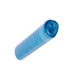 Bolsa de basura azul de 30 litros de 55x60cms con autocierre, 15 unidades