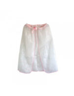 Pareo desechable corto de color blanco, peso 30gr con gomas y cintas, 130X78cms 10 unidades