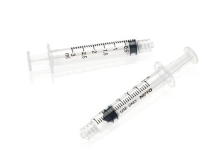 Jeringa con rosca de 3ml - Dermocel