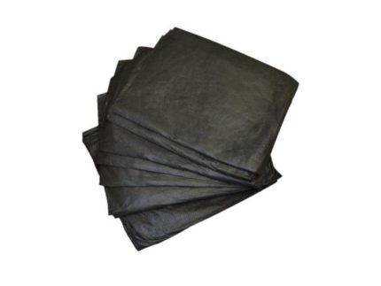 Sábana desechable Plastificada Negra - Dermocel