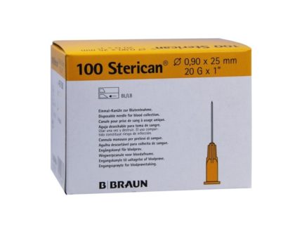 guja 20G de Braun de 0,90x25mm - Dermocel