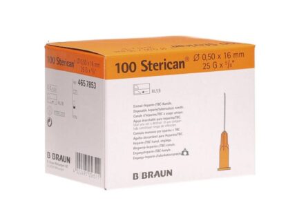 Aguja Hipodérmica Braun de 0,50x25 - Dermocel